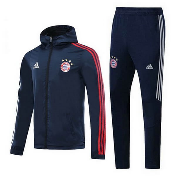 Windjacke Bayern München Komplett Set 2020-21 Schwarz Fussballtrikots Günstig